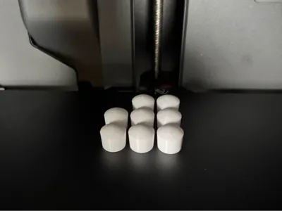 Spring door stop tip or cap