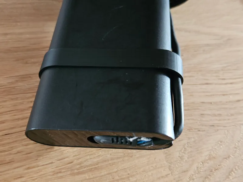 Dell charger cable clip