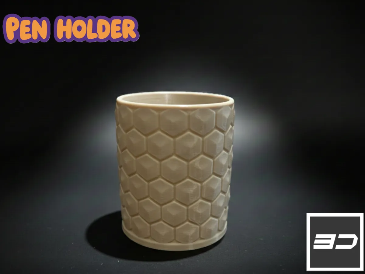 Pen holder - Free 3D Print Model - MakerWorld