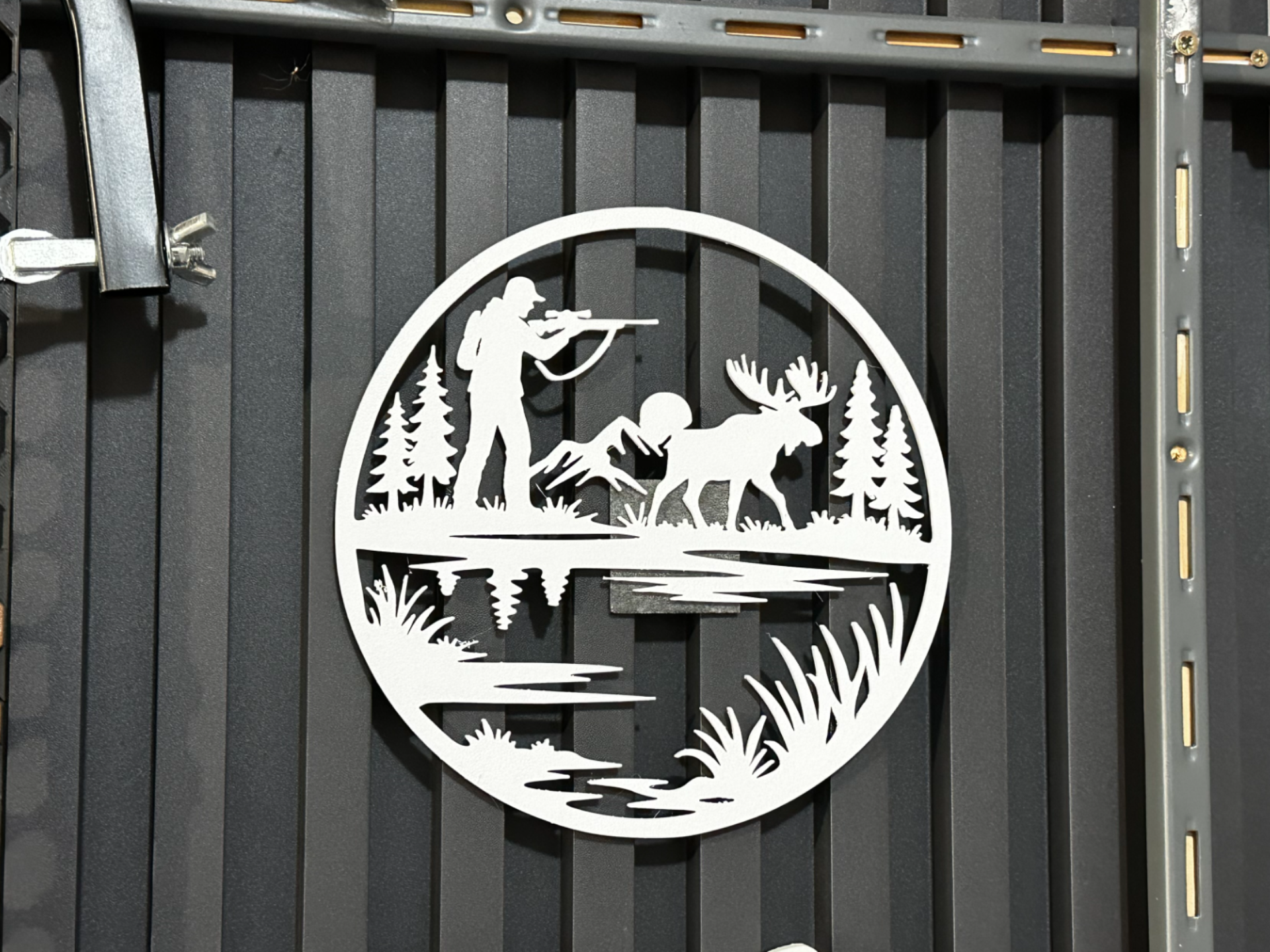 Hunter & Moose Wall Art - Circle Design