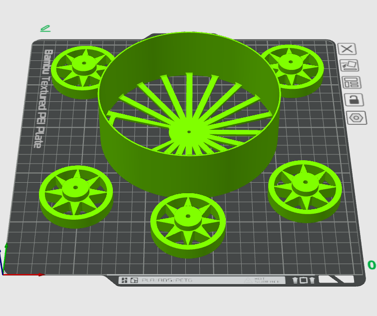 Miniatura 2 do modelo 3D “仓鼠”动力小车