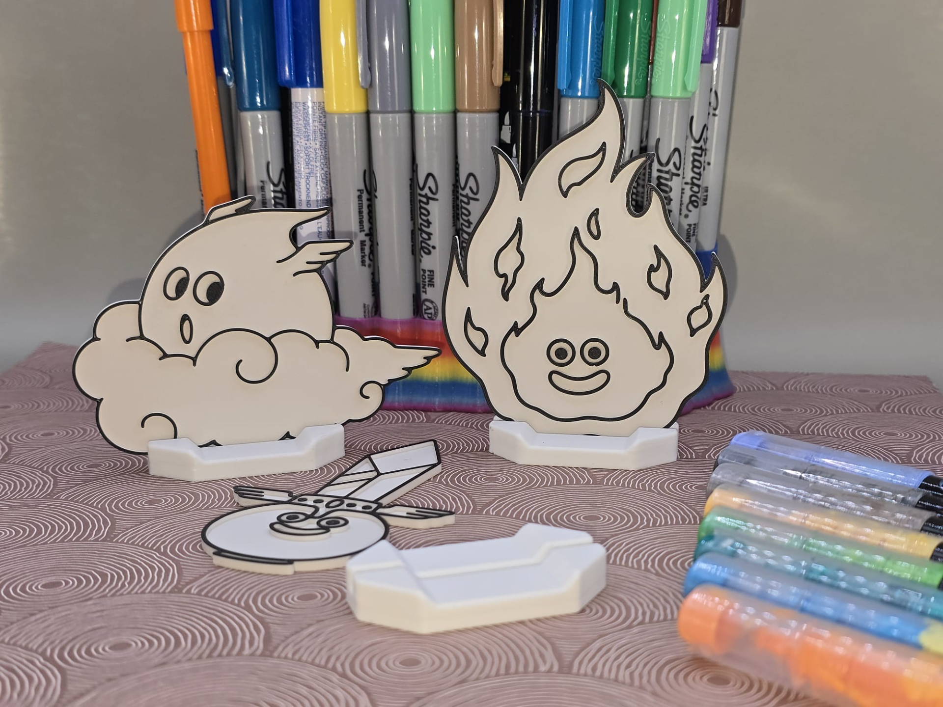 Fire Slime Cloud Sword Dragon Quest Coloring Craft