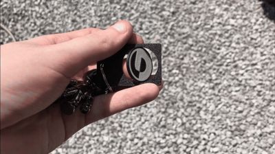NFC Spinning Logo Keychain