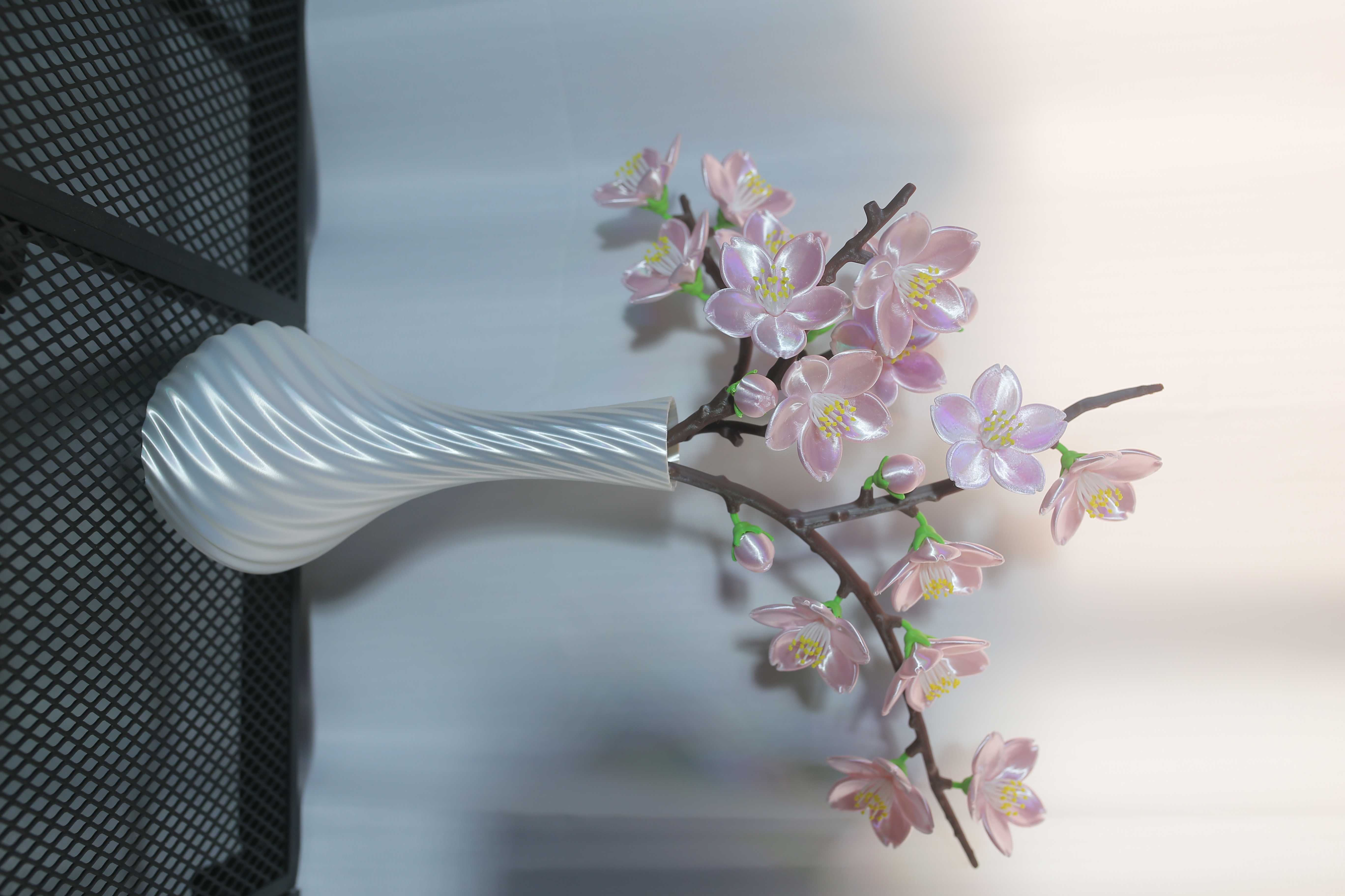 Miniatura 2 do modelo 3D 迎春花系列之春日在家一起赏樱花（闪耀的仿真插花全拆件）