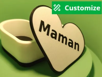 Customizable Heart Box & AMS Ready