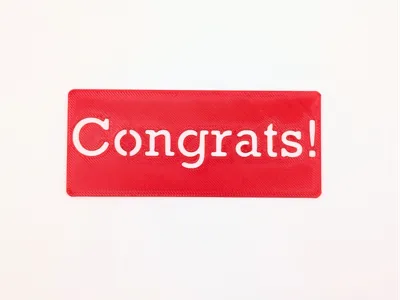 Congrats Stencil 