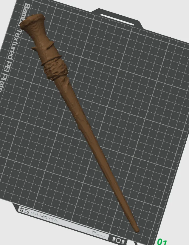 Wand Modle wood wand - Free 3D Print Model - MakerWorld