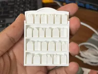 Rack + 6 Unique House + 24 Village Set (0.12mm layer)