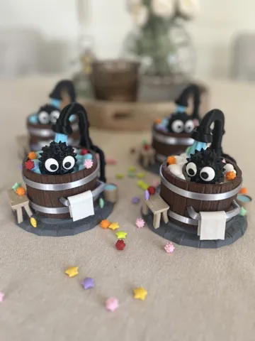 Escenografía en miniatura: Susuwatari Diorama Clicker — vista de referencia 5