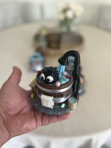 Escenografía en miniatura: Susuwatari Diorama Clicker — vista de referencia 3