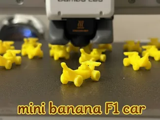 Mini Banana F1 Car – Tiny Formula Fun