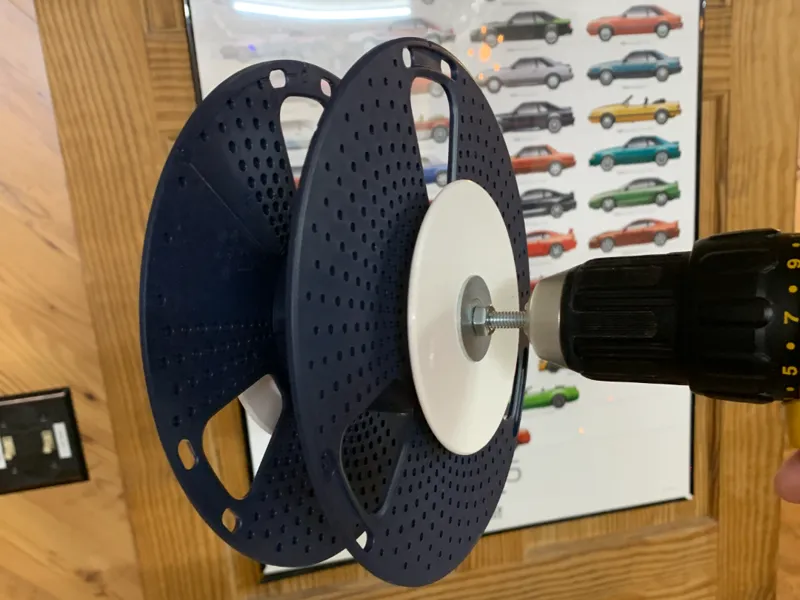 Filament Respooler for Cordless Drill