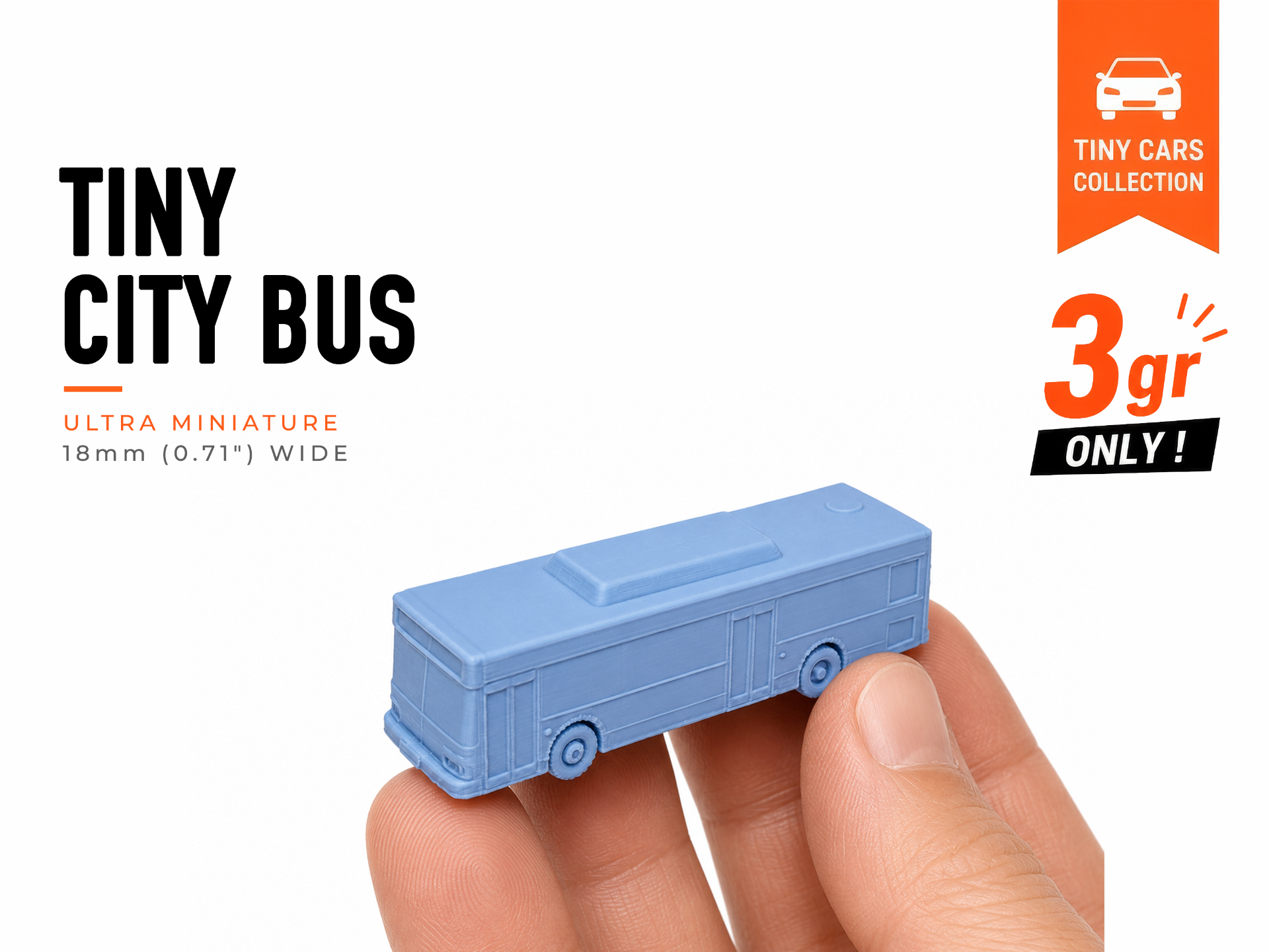 Tiny City Bus - Mini Cars Series