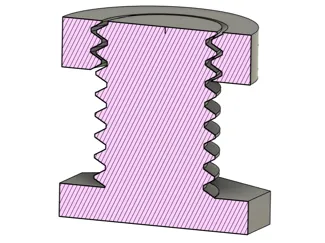 M8 Nut and Bolt