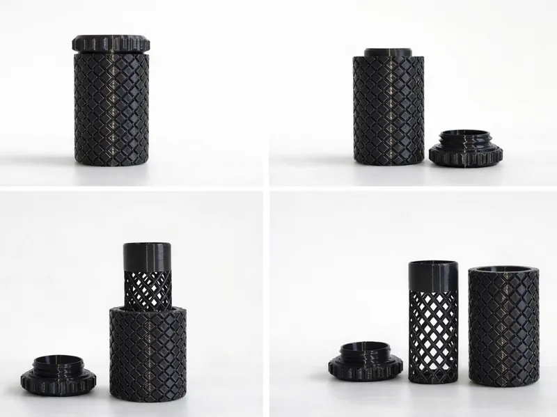 Boilie Dipping Jar with Rotating Drain Basket