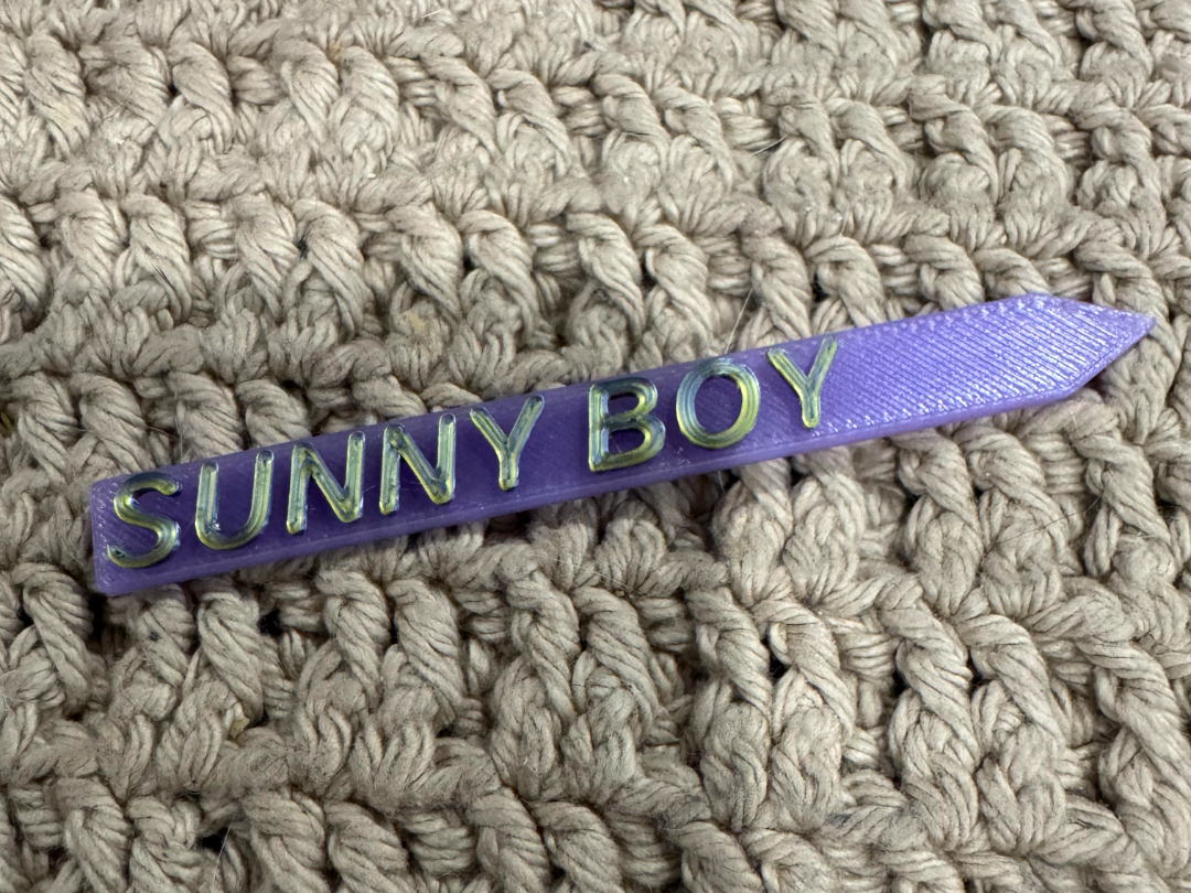 PLANT IDENTIFICATION TAG