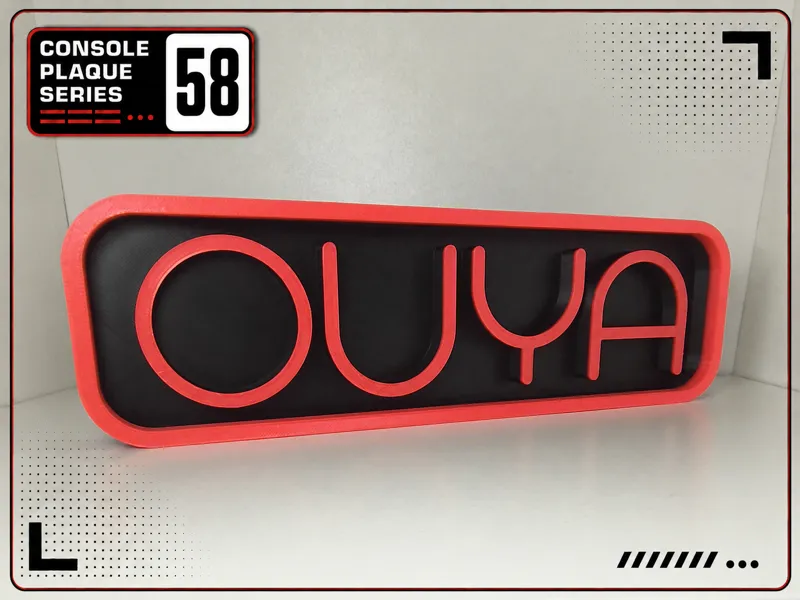 Console Logo Plaque - Ouya