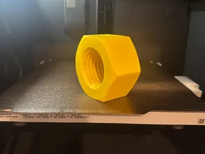 Large Hex Nut, 3 inches Big