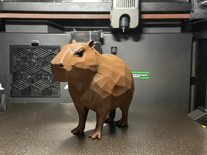 Capibara Low Poly - Modelo de impresión 3D gratuito - MakerWorld