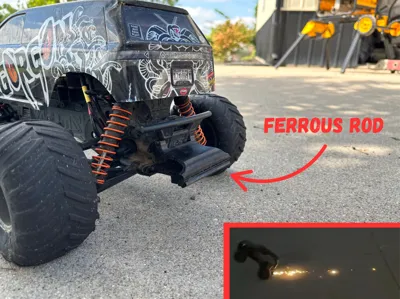 Ferrous Rod Wheelie Bar - Arrma Granite/Gorgon