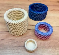 0.2mm layer, 2 walls, 15% infill PLA 6 plates