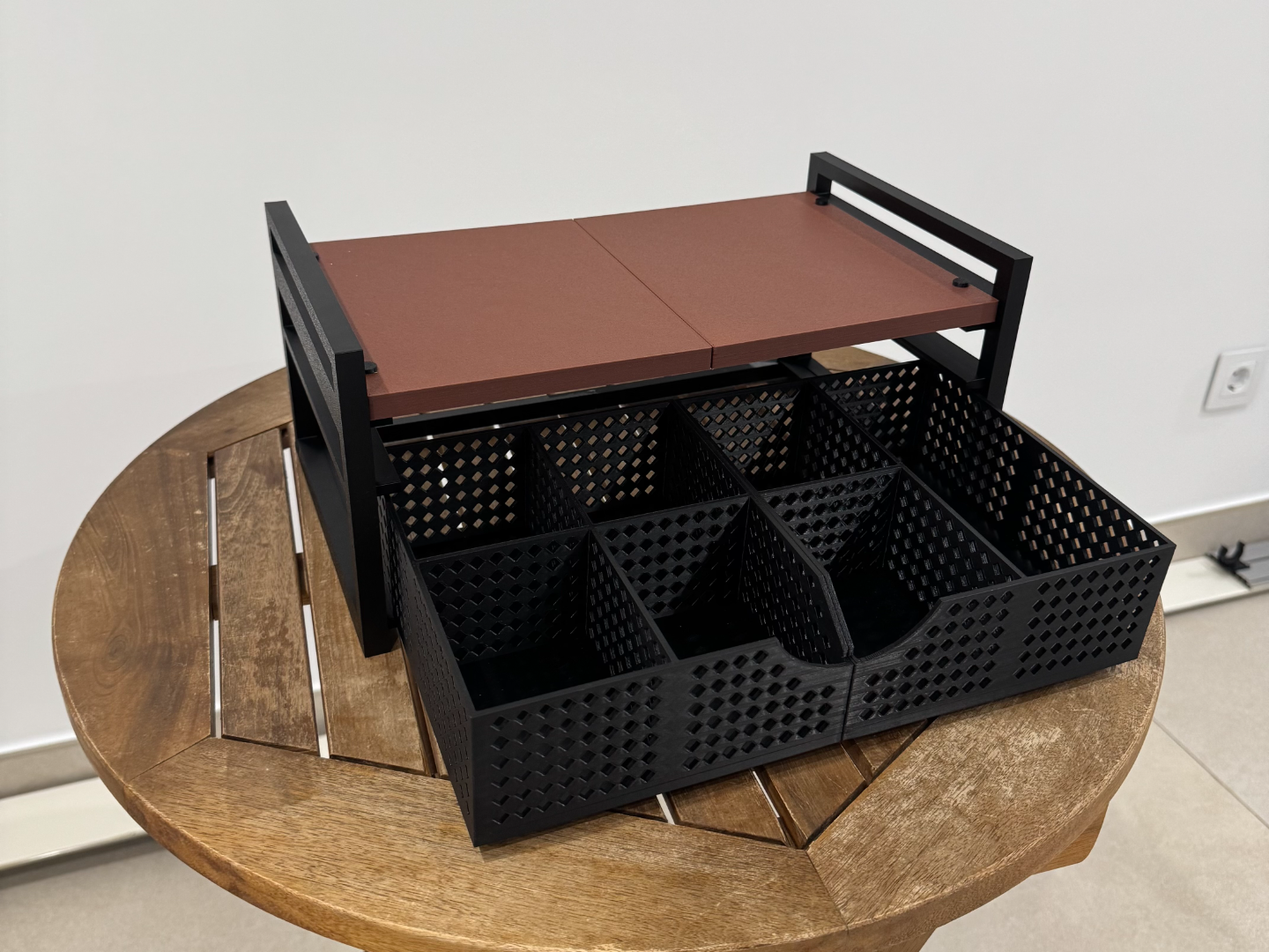 Organizador de café y té | Estante + cajón - 1