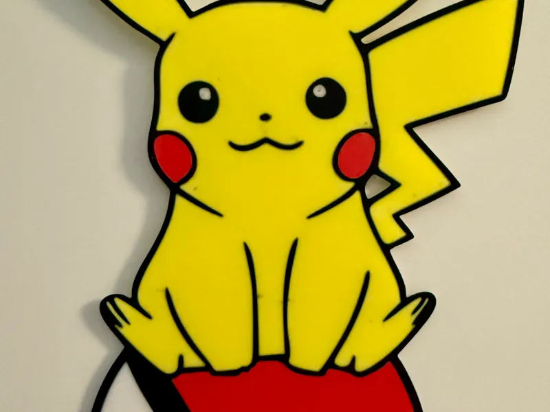 decoration de porte Pikachu