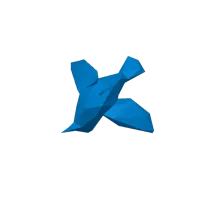 Mignon colibri low poly — photo 3