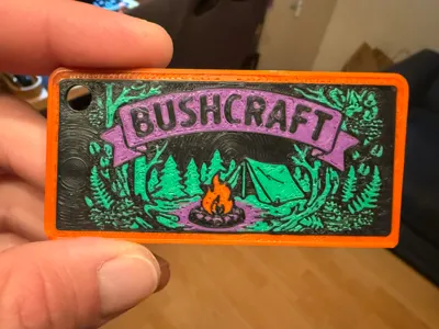 Bushcraft keychain