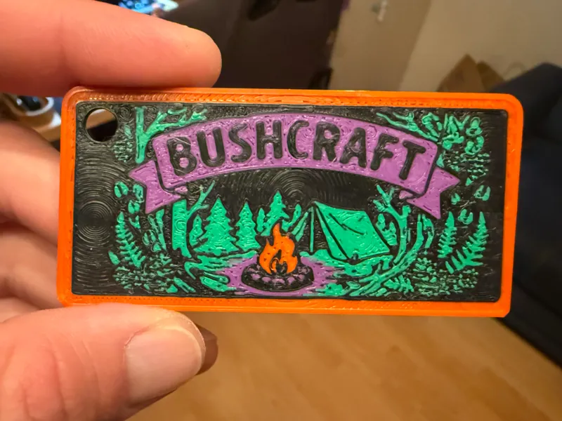 Bushcraft keychain