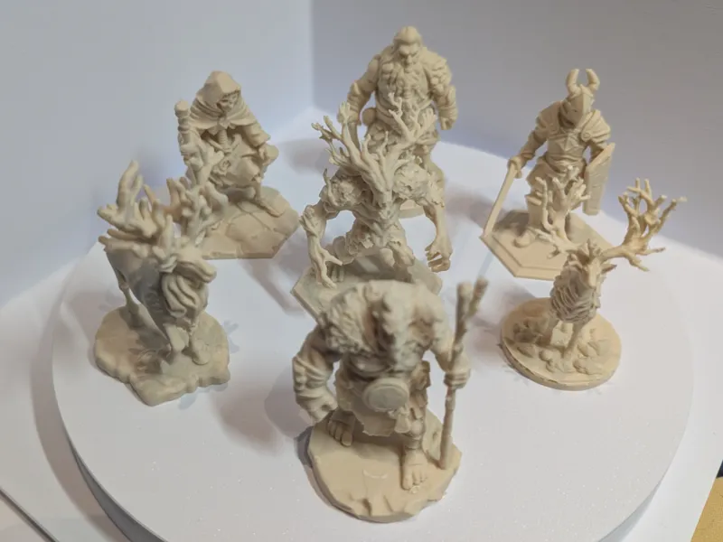 Board game miniatures - fantasy enemy figures