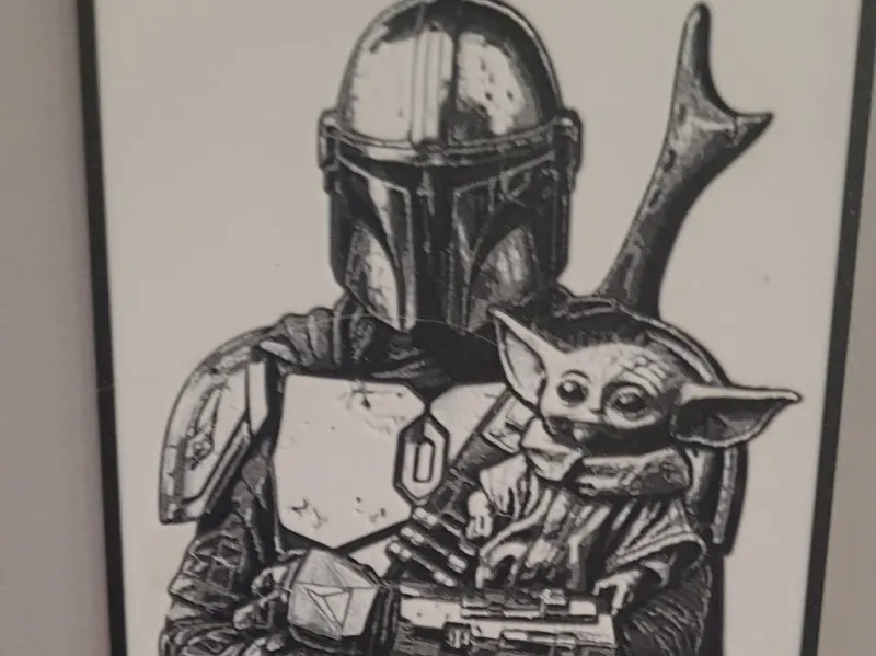mandalorian yoda hueforge