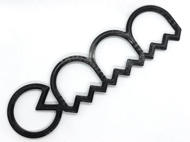 Audi emblem Pac-Man style