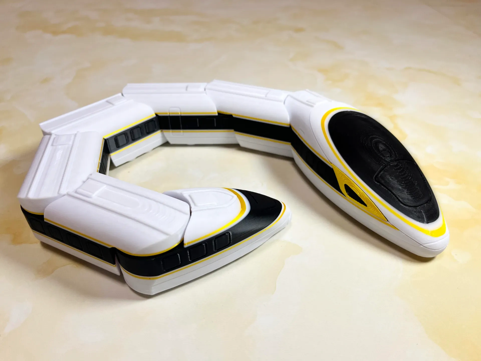 Miniatura 3 do modelo 3D 复兴号高铁动车HIGH SPEED TRAIN-迷你火车