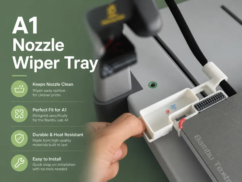 A1 Nozzle Wiper Tray ของเสริม A1 