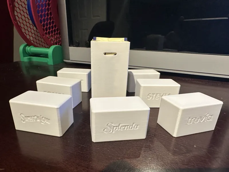 Sweetener Packet Stash Box