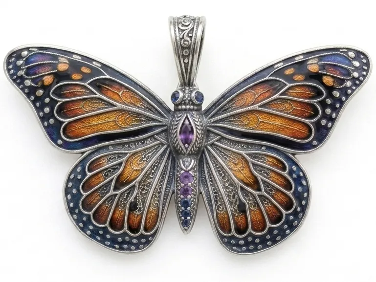 Butterfly Pendant - Ciondolo Farfalla Intricata