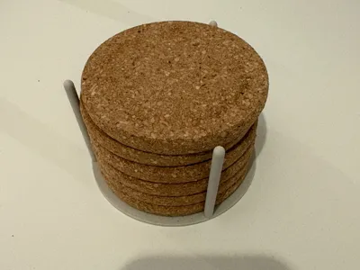 IKEA Cork Coaster Stand