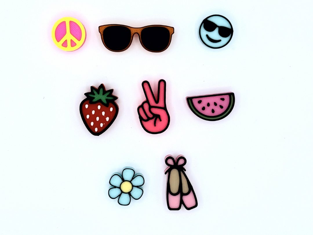 "Groovy" Chunky Bead Charms