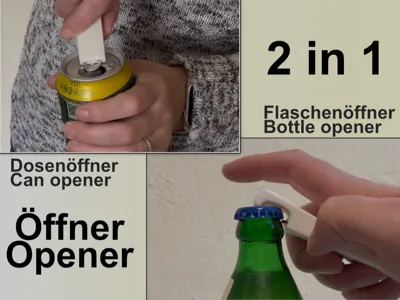 1-Cent Bottle Opener & Can Opener