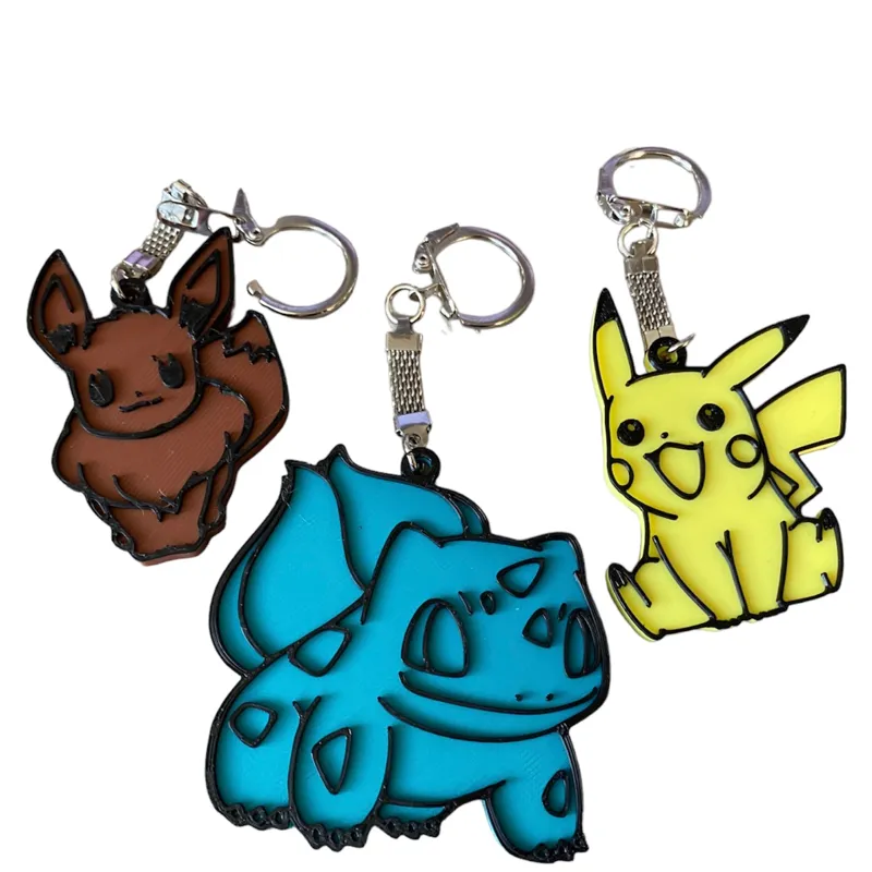 Pokemon keychain set