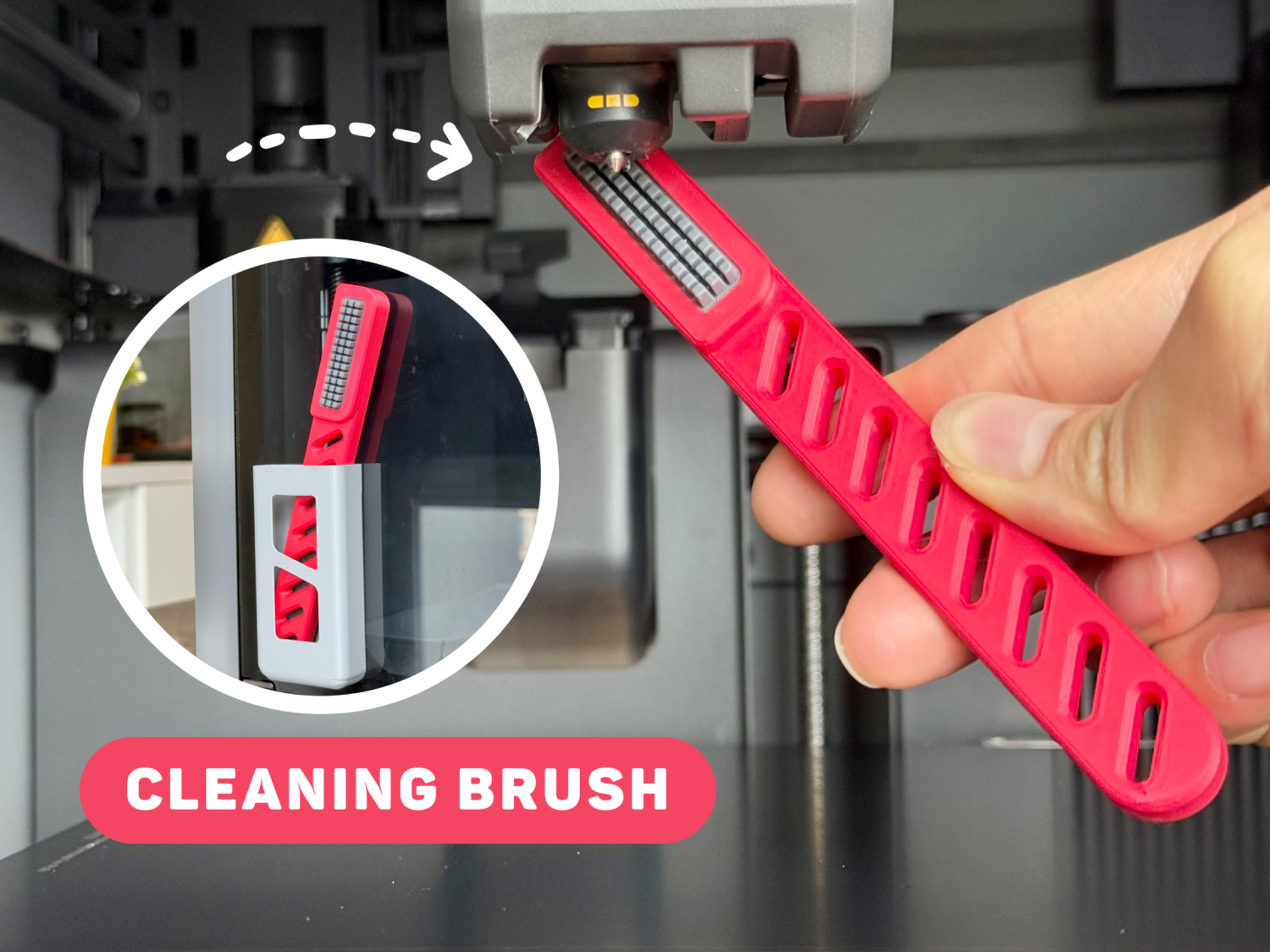 Hotend Nozzle Cleaning Brush