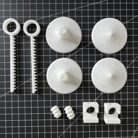 Two spinning tops - 0.2mm layer, 2 walls, 15% infill