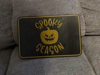 Spooky Halloween Sign