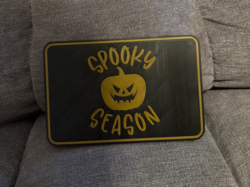 Spooky Halloween Sign