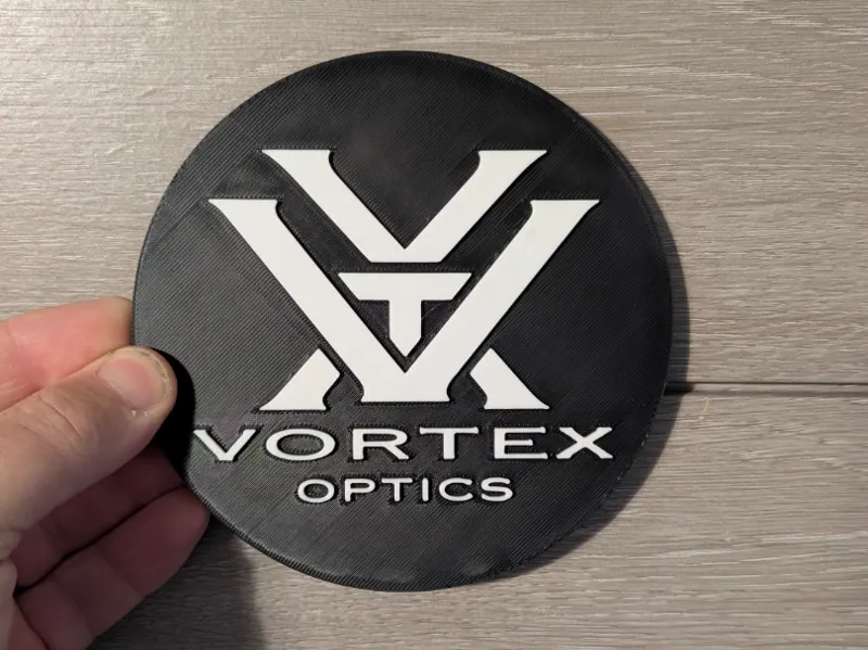 Vortex Optics logo sign plaque 2-sizes