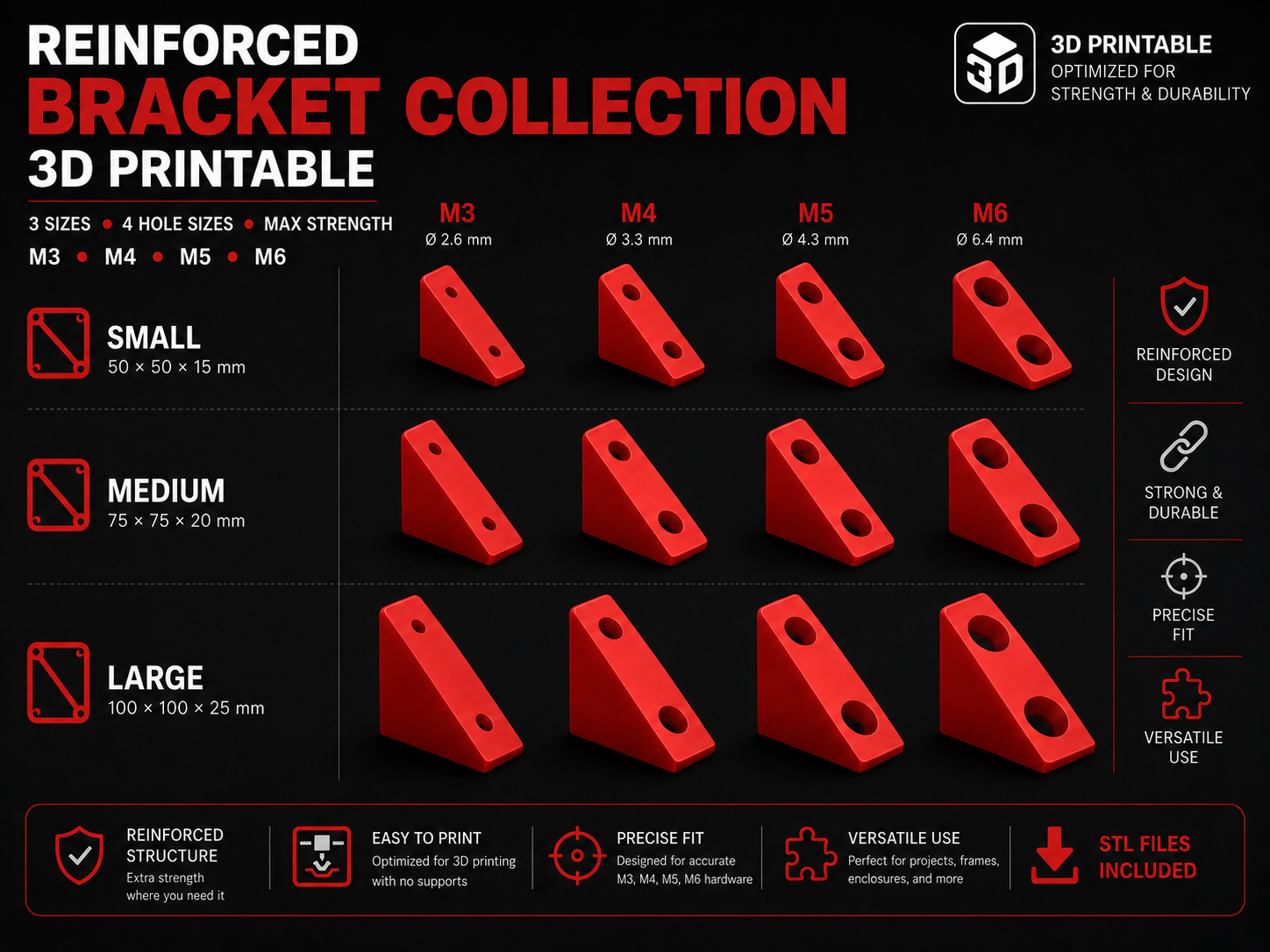 Triangular Support Bracket Collection