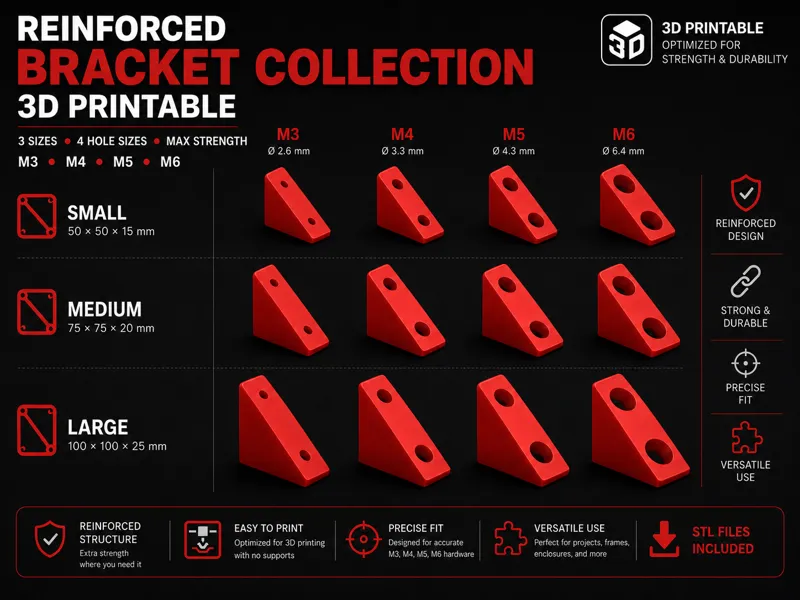 Triangular Support Bracket Collection