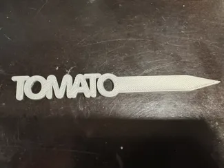 Tomato Plant Marker
