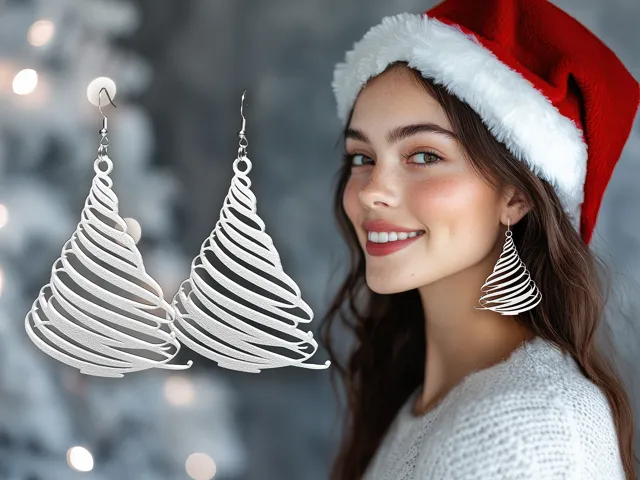Christmas Tree Earrings